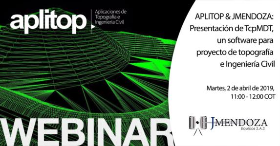 Webinar Aplitop & JMendoza: Presentación Software TcpMDT de Topografía e Ingeniería Civil